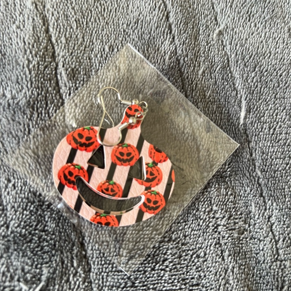 Halloween Pumpkin Earrings